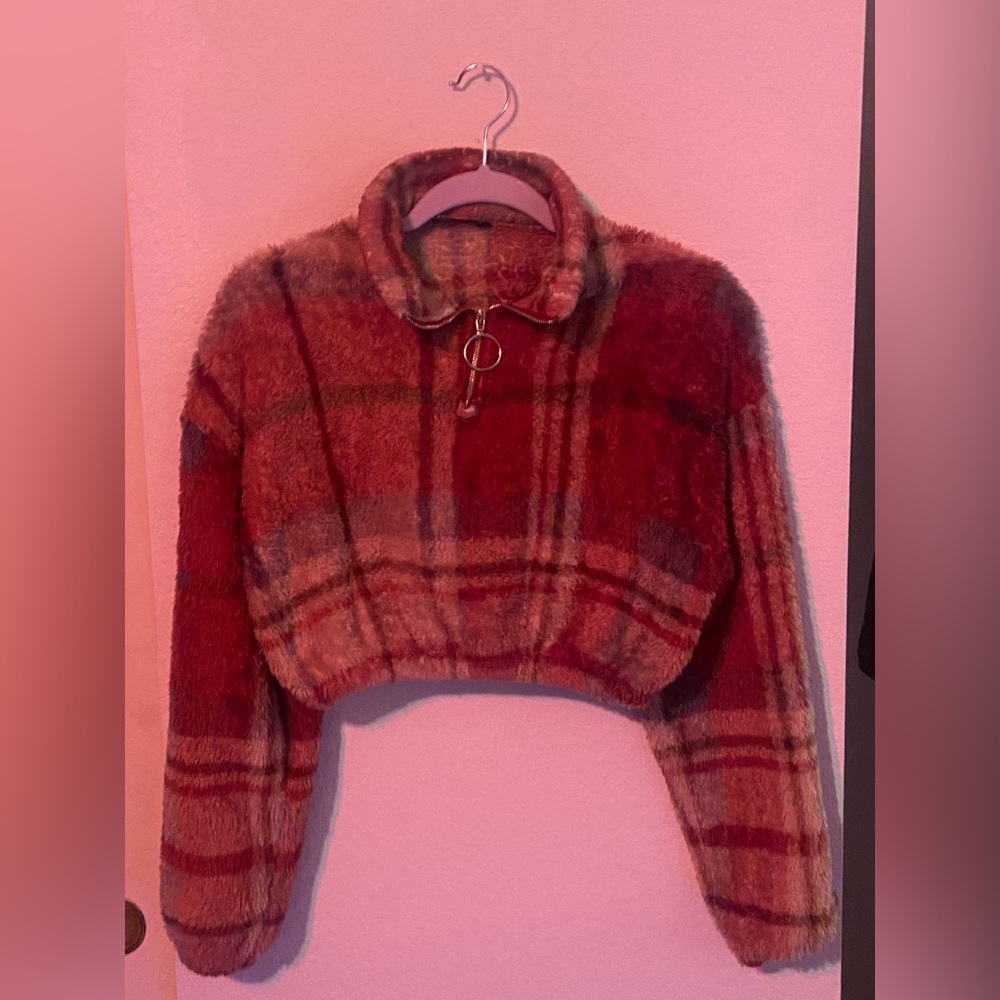 Crop Plush Sweater.